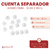 Cuenta Separador Rombo 6mm x 12gr - 140 unidades - comprar online