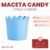 Maceta Candy Chica - CandyCraft Souvenirs en Once