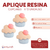 Aplique de Resina Cupcakes x 10 unidades - comprar online