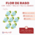 Flor de Raso con Hojita y Perla Central x 12 unidades en internet