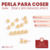 Imagen de Perla para Coser 6mm x25g - 265 unidades