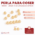 Perla para Coser 10mm x25g - 50 unidades - CandyCraft Souvenirs en Once