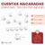 Cuenta Nacarada Corazon 500gr - 1150 unidades - comprar online
