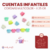 Cuentas Pastel Coronas Multicolor 90u x 25gr - comprar online