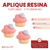 Aplique de Resina Cupcakes x 10 unidades en internet