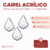 Cairel Acrilico Cristal de Roca 37*26*7mm x 16 unidades - comprar online