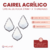 Cairel Acrilico Cristal de Roca 37*26*7mm Bolson 160unid - comprar online