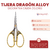 Tijera Dragon Alloy Decorativa Calida Colores - comprar online
