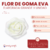 Flores de Goma Eva Elaboradas Grandes - CandyCraft Souvenirs en Once
