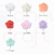 Florcitas de Goma Eva con cabo x 60 unidades - comprar online