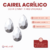 Cairel Acrilico Gota 2,7x1,8cm Bolson 400u - comprar online