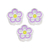 Cuentas Traslucidas Florcitas 19mm x 5 unidades - CandyCraft Souvenirs en Once