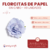 Florcitas de Papel Sin Cabo x 9 unidades - tienda online