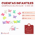 Cuentas Pastel Mariposas Multicolor 500gr - 1700 unidades - comprar online
