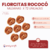 Florcitas Rococo Medianas sin cabo x 72 unidades - CandyCraft Souvenirs en Once