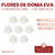 Flores de Goma Eva Elaboradas Mini x 50 Unidades - tienda online