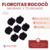 Florcitas Rococo Medianas sin cabo x 72 unidades - CandyCraft Souvenirs en Once