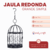 Jaula Redonda Grande Simple - comprar online