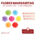 Flores San Vicente de Goma Eva x 25 Unidades - comprar online