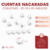 Cuenta Nacarada Corazon 60u x 25gr - comprar online