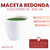 Maceta Redonda con Cesped N1 6X6cm - comprar online