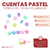 Cuentas Pastel Estrellas 3D 10mm x 25gr 110 unidades - comprar online