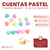 Cuentas Pastel Corazon Grande 15mm x 25gr 40 unidades - comprar online