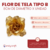 Flores de tela Tipo B Doradas o Plateadas - comprar online