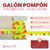 Galon Pompon Linea Fluo x 10mts - comprar online