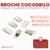 Broche Cocodrilo Metalico Sujetador Portachupete Pinza x10u - comprar online