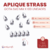 Aplique Strass Gota 6x10mm x100u - comprar online