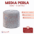 Malla Media Perla 4 mm Dorado/Plateado x METRO - comprar online