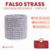 Falso Strass Fantasia Redondo x Rollo 9 Metros - comprar online