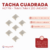 Tacha Cuadrada 7mmx7mm - Hot Fix - x200 - tienda online
