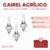 Cairel Acrilico Punta de Gota 3,1 x 1,1cm x 45 unidades en internet