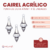 Cairel Acrilico Punta de Gota 4.7 x 1,8cm x 12 unidades en internet
