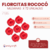 Florcitas Rococo Medianas sin cabo x 72 unidades - comprar online
