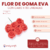 Florcitas de Goma Eva con cabo x 60 unidades - comprar online