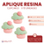 Aplique de Resina Cupcakes x 10 unidades - CandyCraft Souvenirs en Once