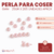 Perla para Coser 6mm x25g - 265 unidades - tienda online