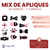 Apliques - Mix Rosa/Negro x12u SKU 1526 - CandyCraft Souvenirs en Once