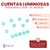 Cuentas Luminosas Perla 8mm x 25gr 95u - CandyCraft Souvenirs en Once