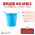 Balde Grande 2 manijas Color 10x10 - CandyCraft Souvenirs en Once
