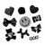 Imagen de Apliques - Mix Negro x10u SKU 1523