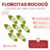 Florcitas Rococo Con raso sin cabo x 50 unidades - comprar online