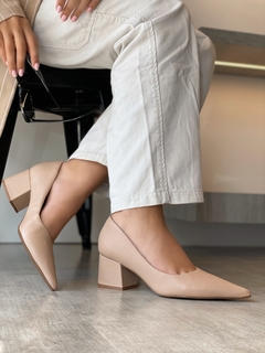 Scarpin Celeste Nude - comprar online