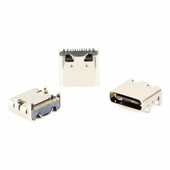 Conector Carga Usb Tipo-c 3.1 Fêmea 16 Pinos na internet