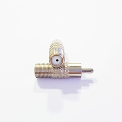 Adaptador Coaxial Jack Femea Rca Macho - comprar online