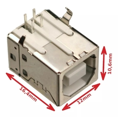 Conector Usb Pci- B Femea - 90 Graus Para Impressora na internet