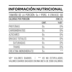 CREATINA MONOHIDRATO STAR NUTRITION - comprar online